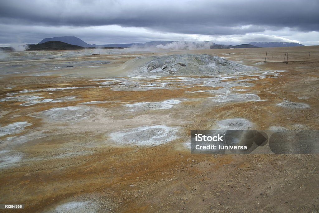 La région géothermique en Islande - Photo de Centrale géothermique libre de droits