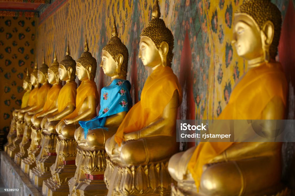 Blu Buddha - Foto stock royalty-free di Adulto