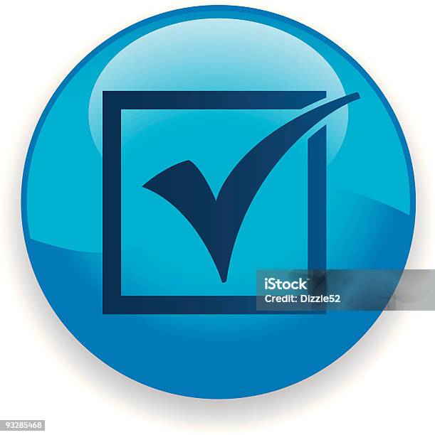 Check Marksymbol Stock Vektor Art und mehr Bilder von Blau - Blau, Design, Erlaubnis