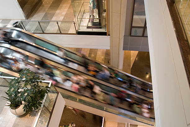 istock Electric Stairs in Shopping Center 93286184