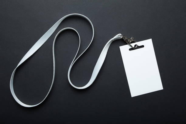 istock Badge, blank ID tag, empty mockup of blank ID card. 932862050