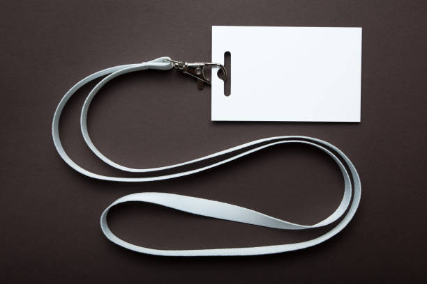 istock Badge, blank ID tag, empty mockup of blank ID card. 932864122