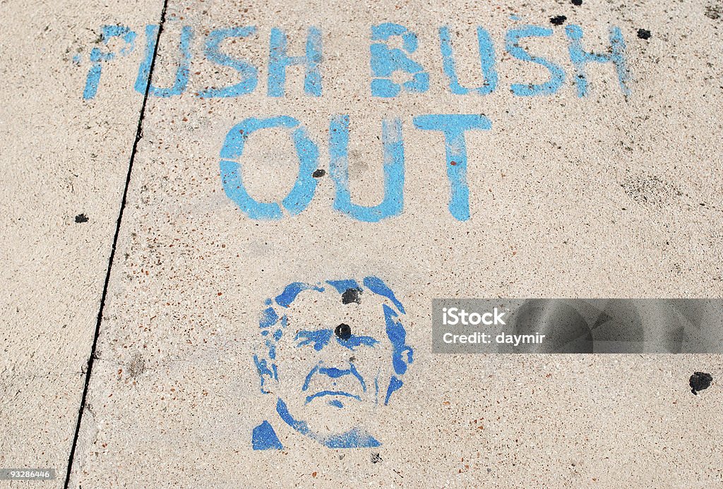 Empurre Bush fora - Royalty-free Chão Foto de stock