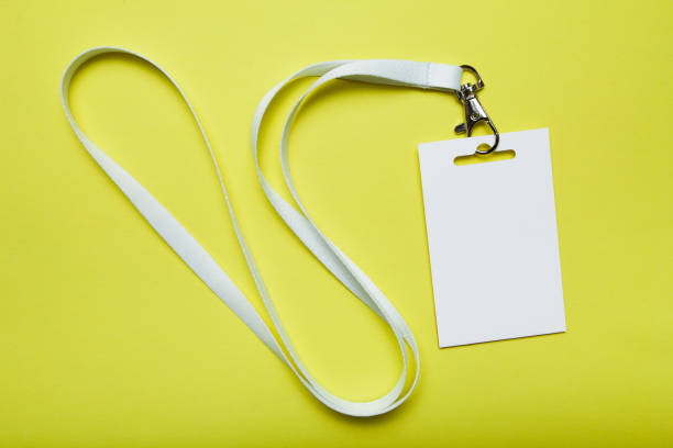 istock Badge, blank ID tag, empty mockup of blank ID card. 932866300