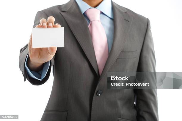 Leere Visitenkarte Stockfoto und mehr Bilder von Anzug - Anzug, Berufliche Beschäftigung, Eine Person
