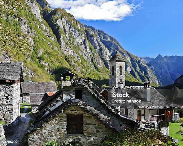 Foroglio - Fotografie stock e altre immagini di Ardesia - Ardesia, Canton Ticino, Casa