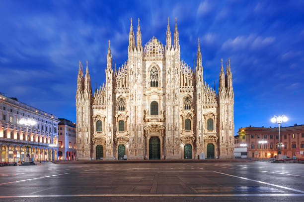 istock Milan Cathedral on Piazza del Duomo, Milan, Italy 932870482