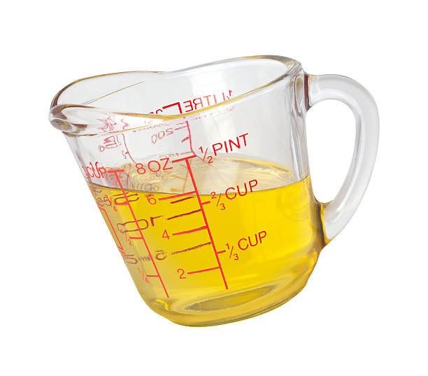 istock Cooking Oil in Measuring Cup (clipping path) 93289593