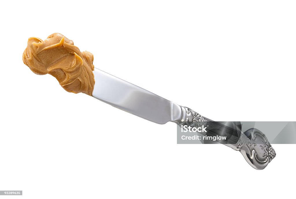 Peanut Butter Knife Stock Photo - Download Image Now - Table Knife, Butter,  Cut Out - iStock