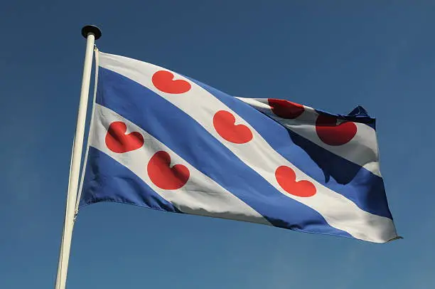 Photo of Frisian flag, friesland, the netherlands