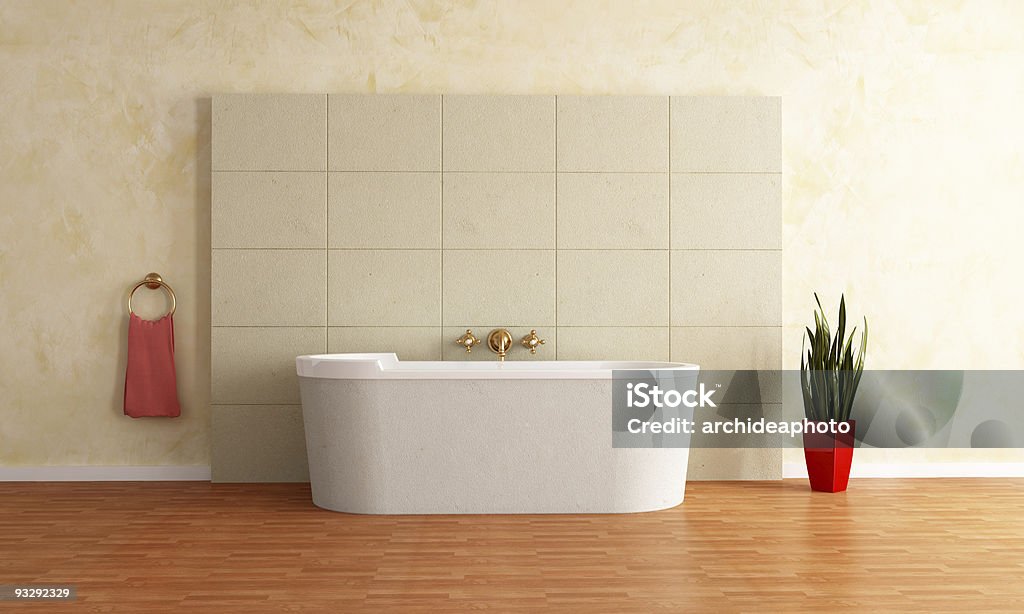 Banheiro moderno - Foto de stock de Apartamento royalty-free