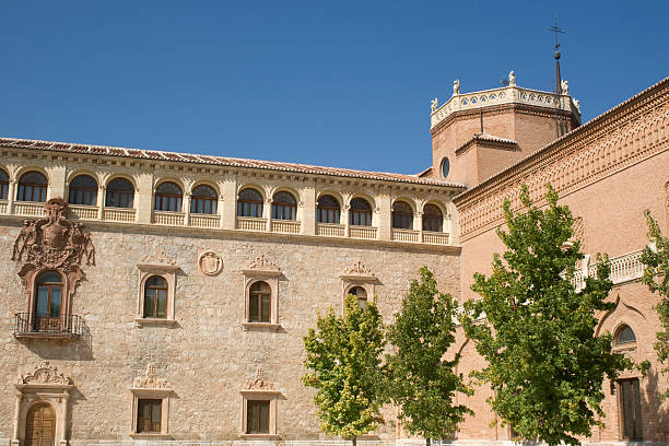 Archbishop's palace in Alcalà de Henares - Spain  alcala de henares stock pictures, royalty-free photos & images