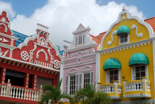 Oranjestad arquitectura, Aruba photo