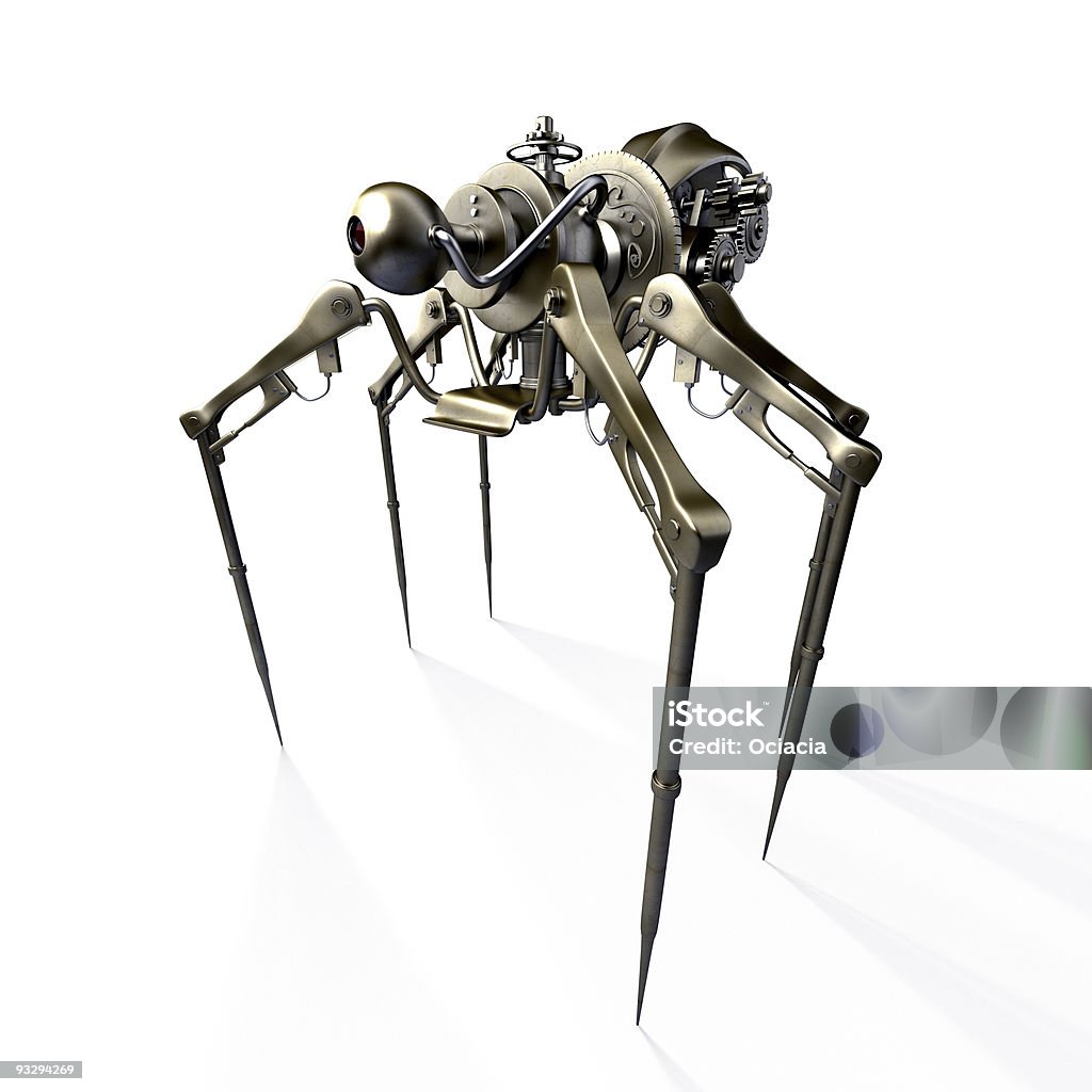 Steampunk spider-spy - Lizenzfrei Roboter Stock-Foto