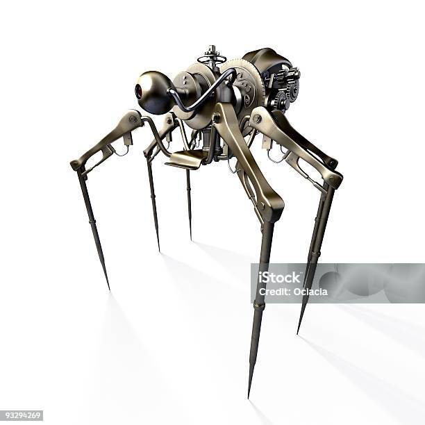 스팀펑크 족두리스파이 로봇에 대한 스톡 사진 및 기타 이미지 - 로봇, 스팀펑크, 거미