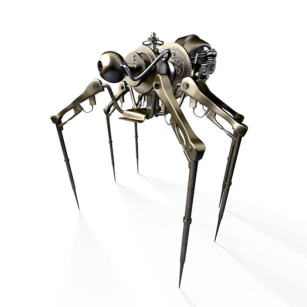 Steampunk spider - spy  robot spider stock pictures, royalty-free photos & images