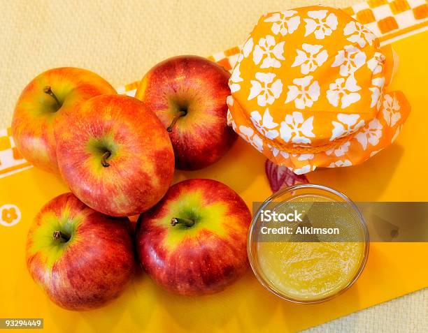 Apple Sauce With Red Apples Stock Photo - Download Image Now - Apple - Fruit, Autumn, Close-up