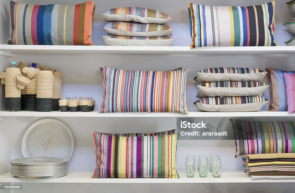 pillows cupboard  Backgrounds Stock Photo
