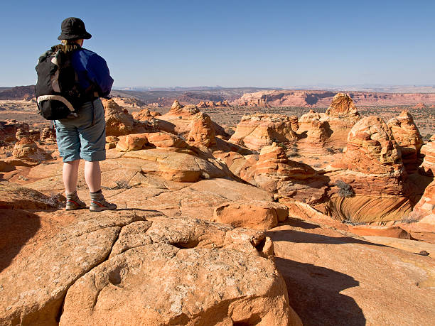 istock Woman dayhiker in Northern Arizona 93295018