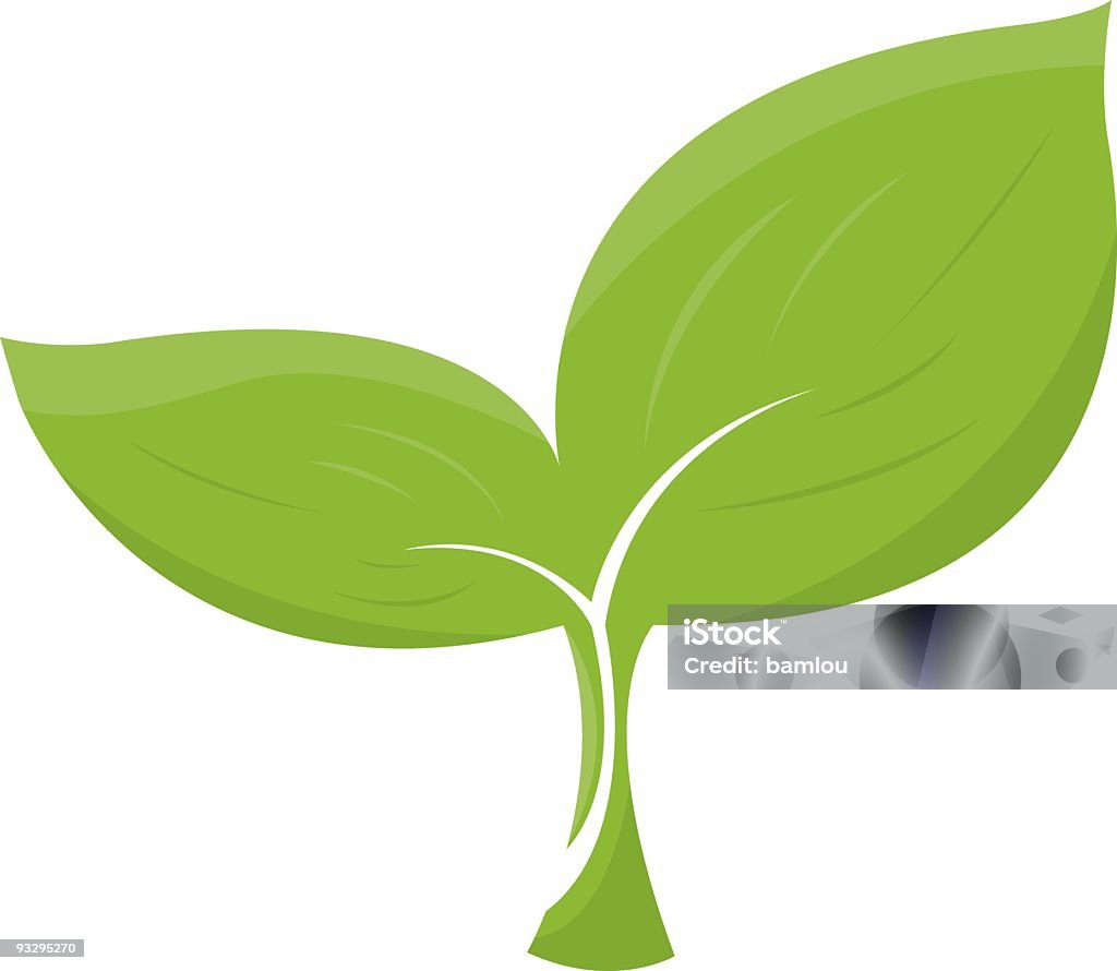 Leafs - clipart vectoriel de Arbre libre de droits