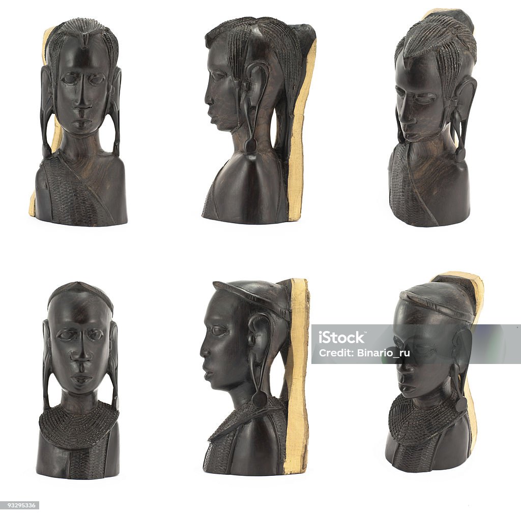 ÉBÈNE statuettes Afrique - Photo de Couleur noire libre de droits