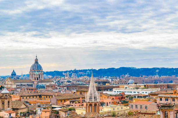 istock Rome Aerial View From Pincio Viewpoint 932957064