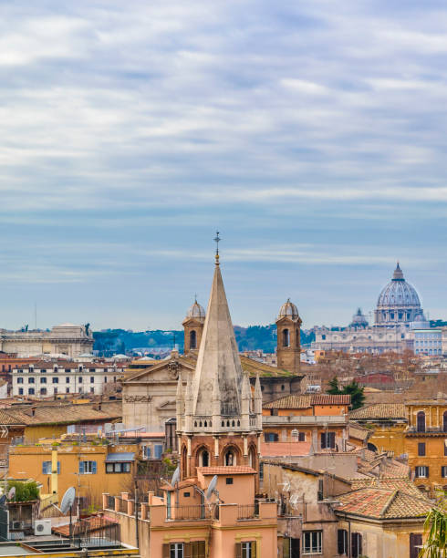 istock Rome Aerial View From Pincio Viewpoint 932957172