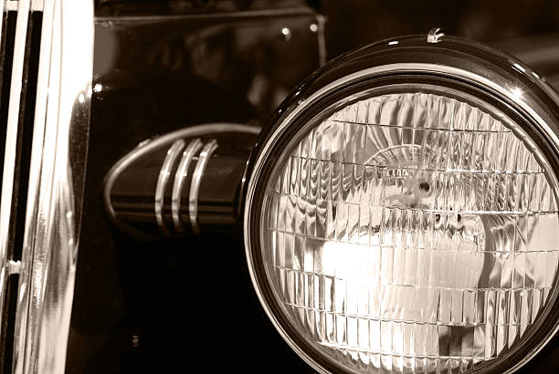 istock The old vintage black car 93297410