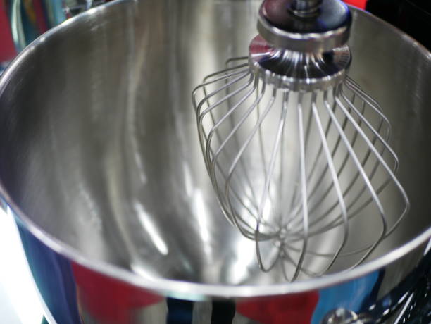 istock Food processor with steel bowl and whisk 932984614