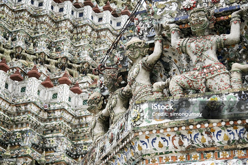 temple of the dawn bangkok  Abstract Stock Photo