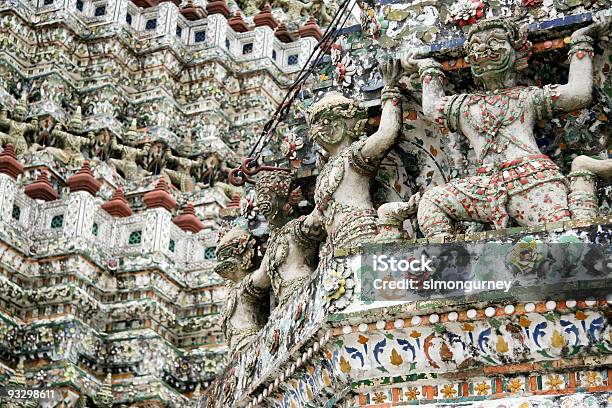 Temple Of The Dawn Bangkok Stock Photo - Download Image Now - Abstract, Architecture, Art