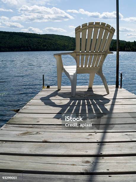 At The Cottage Stock Photo - Download Image Now - Adirondack Chair, Beach, Chair