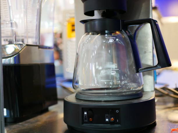 istock tool Coffee and hot water pots for breakfast service 933004042