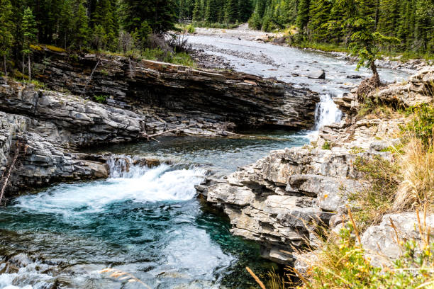 istock Sheep River falls, Sheep River Provincial Park, Alberta, Canada 933019990