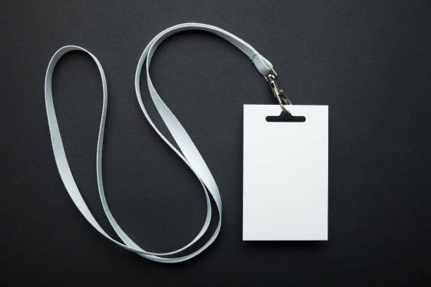 istock Blank ID card / badge / event pass 933051558