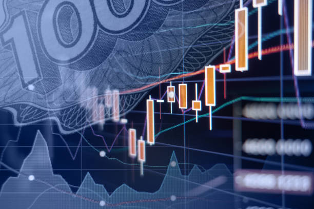 istock Economic growth - Stock market graphs and charts 933052766