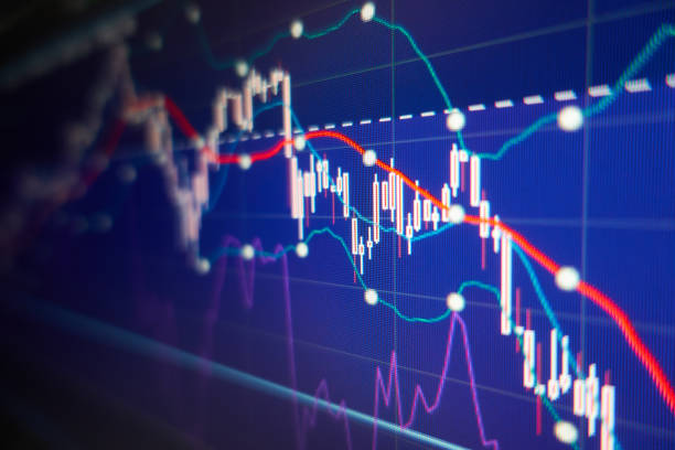 wirtschaftskrise - finanz- und hintergrund - niedrig stock-fotos und bilder