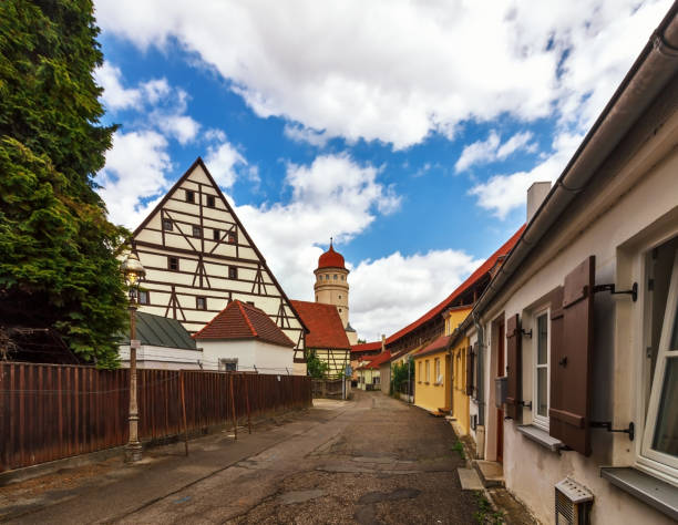 istock City Wall and Tower - Nordlingen - Germany 933092360