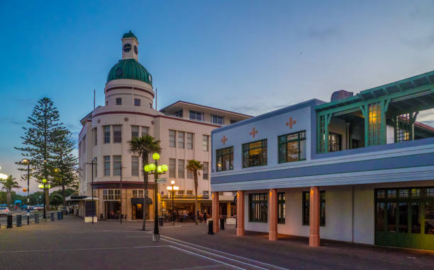 istock Napier, New Zealand - as summer night approaches 933104852