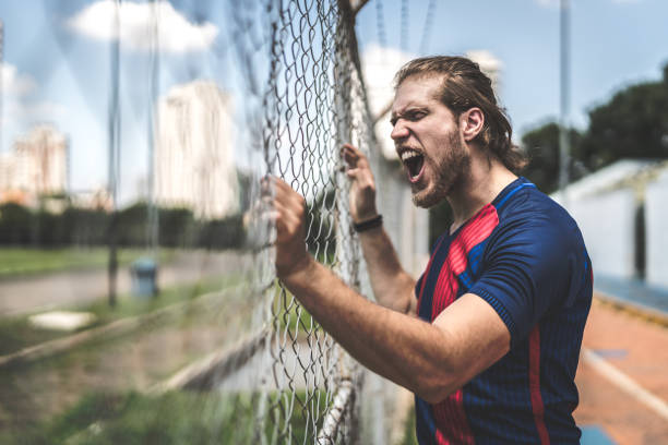 istock Fan watching a soccer game 933105634