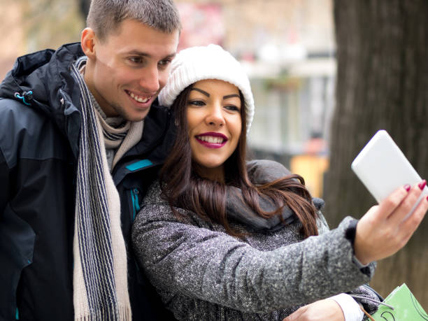 istock Happy couple shopping 933118786