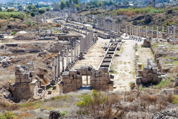 istock Perge antique city. 933137294