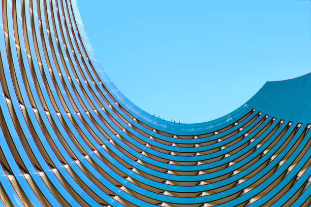 Abstract Futuristic Architecture stock photo