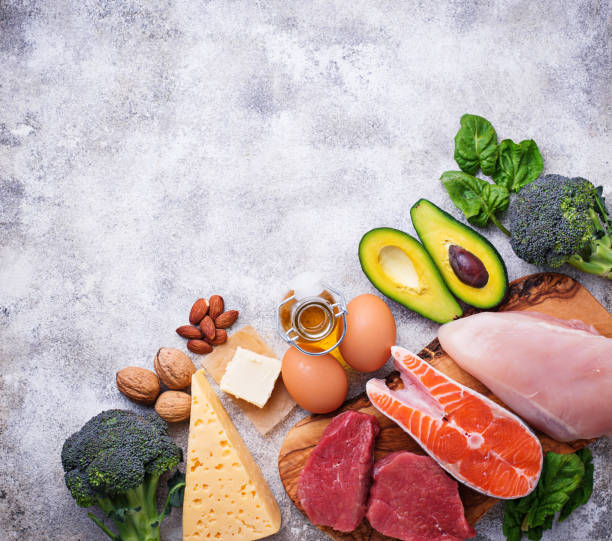 istock Healthy low carbs products. Ketogenic diet. 933154148