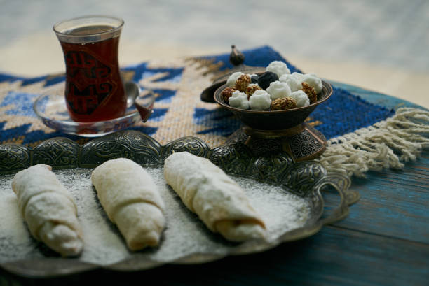 istock Mutaki roll cake with walnuts and sugar powder 933156900