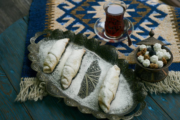 istock Mutaki roll cake with walnuts and sugar powder 933157644