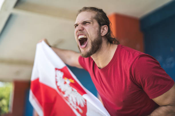 istock Polish fan watching a soccer game 933171998