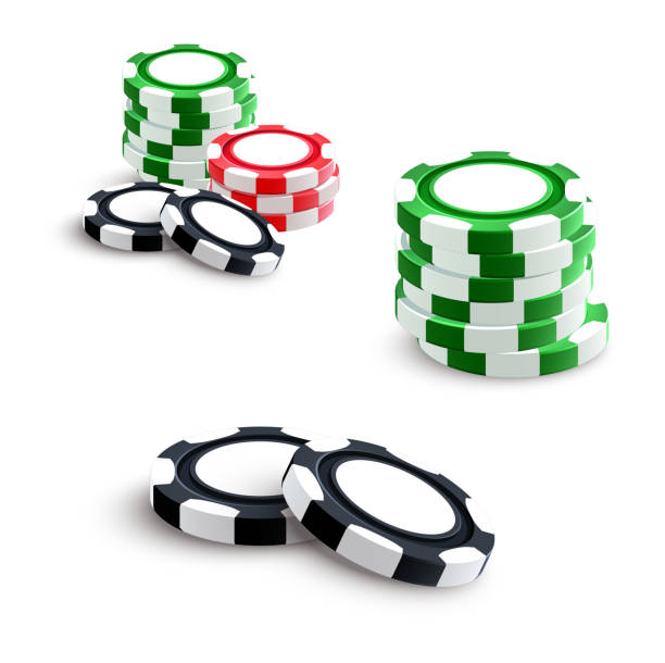 casino und poker chips spielen - gambling chip gambling internet isolated stock-grafiken, -clipart, -cartoons und -symbole