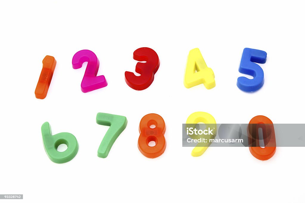 numbers  Number Magnet Stock Photo