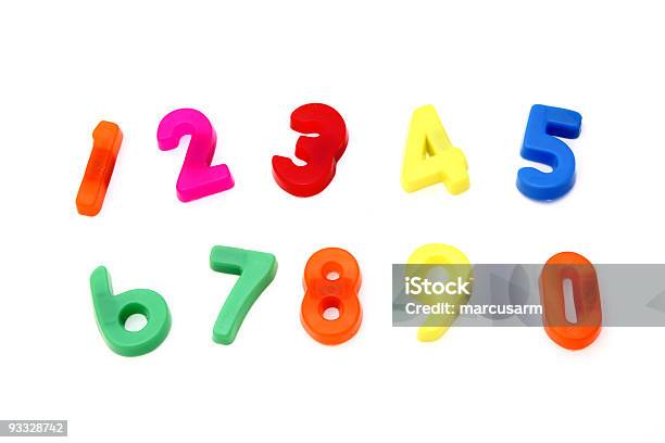 Numbers Stock Photo - Download Image Now - Number Magnet, Magnet, Number